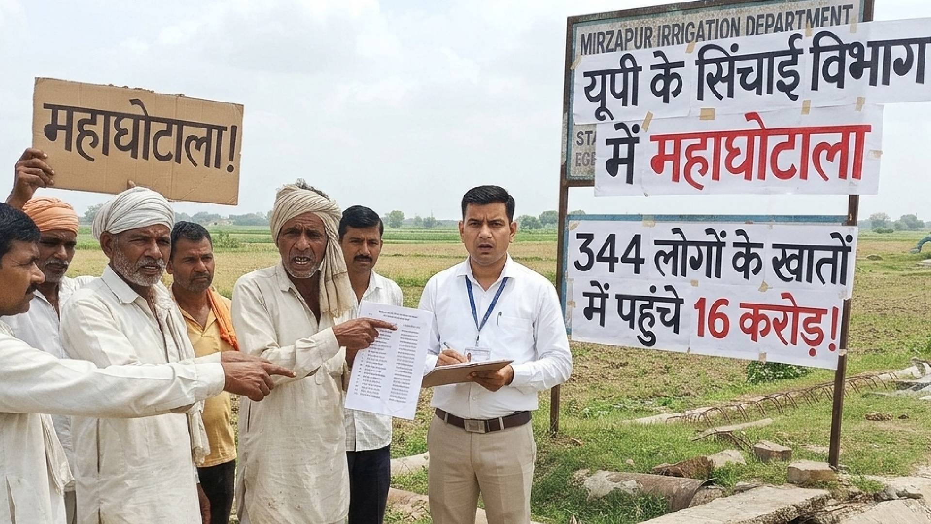Mirzapur Irrigation Department Scam
